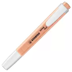 (275/126-8) STABILO MARCADOR FLUORESCENTE SWING COOL PASTEL MELOCOTÓN CAJA 10 UD