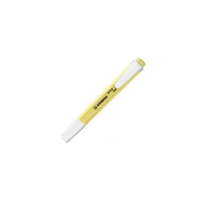 (275/144-8) STABILO MARCADOR FLUORESCENTE SWING COOL PASTEL AMARILLO CAJA 10 UD