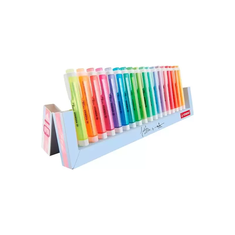 (275/18-01-5) STABILO MARCADOR FLUORESCENTE SWING COOL C/SURTIDOS SET ESCRITORIO 18 UD