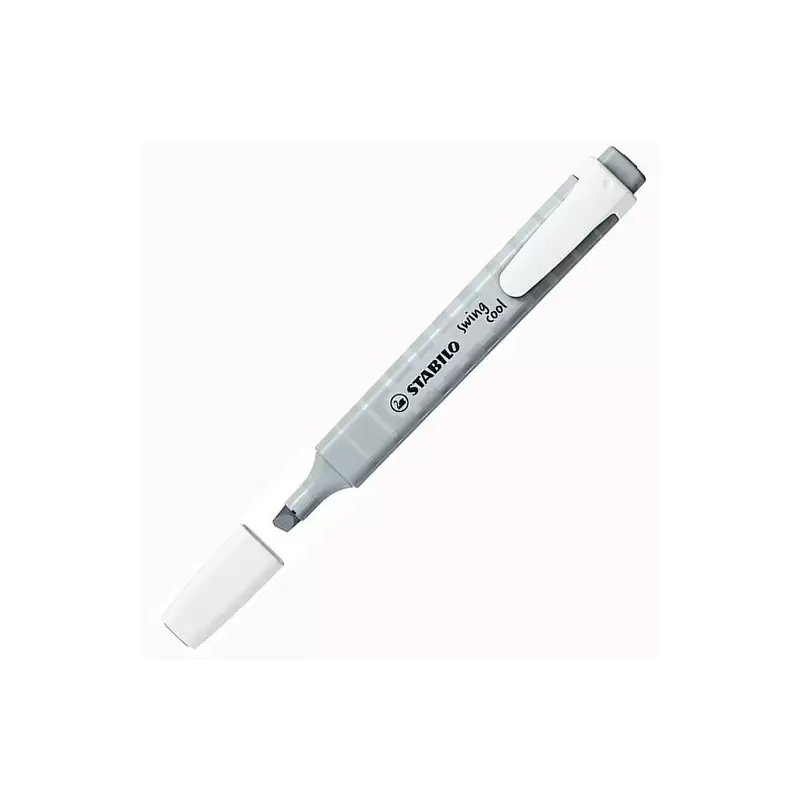 (275/194-8) STABILO MARCADOR FLUORESCENTE SWING COOL PASTEL GRIS POLVORIENTO CAJA 10 UD