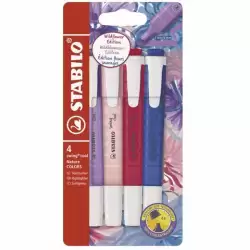 (275/4-10) STABILO MARCADOR SWING COOL NATURECOLORS WILDFLOWERS C/SURTIDOS BLÍSTER 4 UD