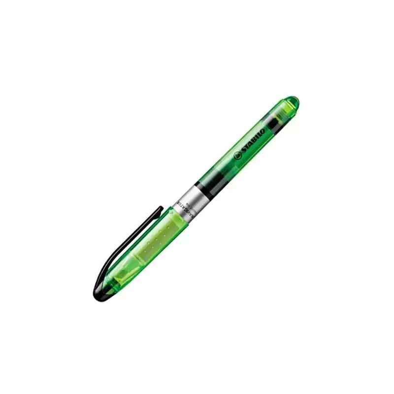 (545/33) STABILO MARCADOR FLUORESCENTE NAVIGATOR VERDE CAJA 10 UD