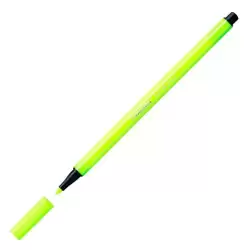 (68/024) STABILO ROTULADOR PEN 68 AMARILLO FLUORESCENTE CAJA 10 UD