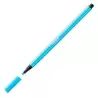 (68/031) STABILO ROTULADOR PEN 68 AZUL FLUORESCENTE CAJA 10 UD