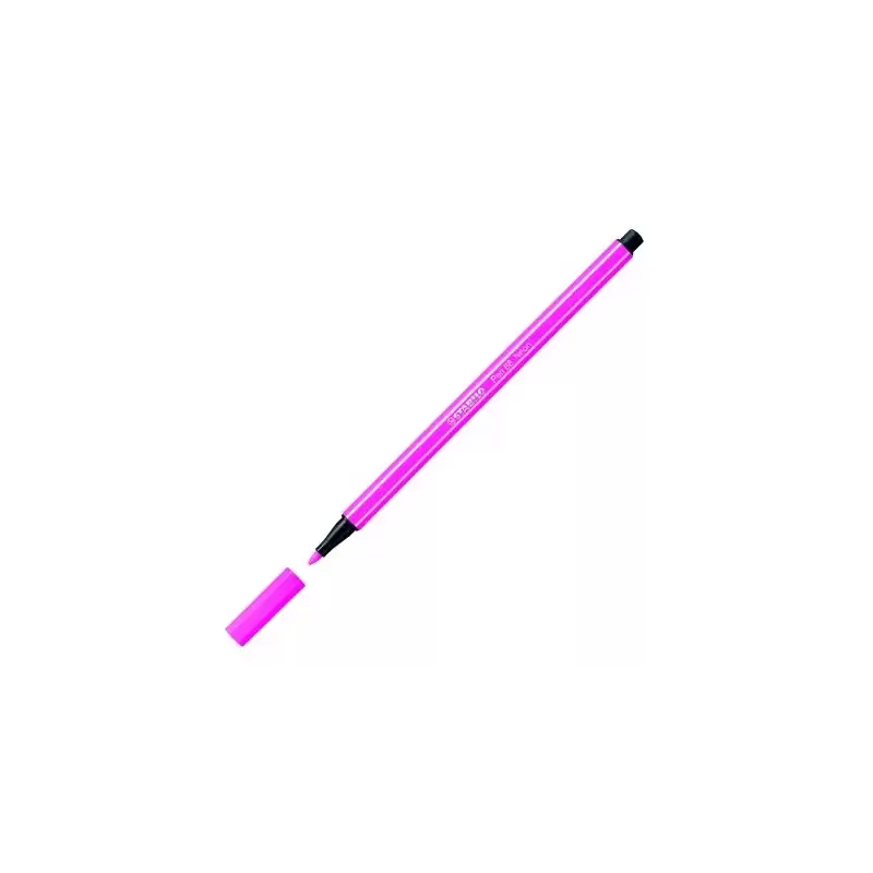 (68/056) STABILO ROTULADOR PEN 68 ROSA FLUORESCENTE CAJA 10 UD