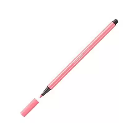 (68/29) STABILO ROTULADOR PEN 68 ROSA CLARO CAJA 10 UD