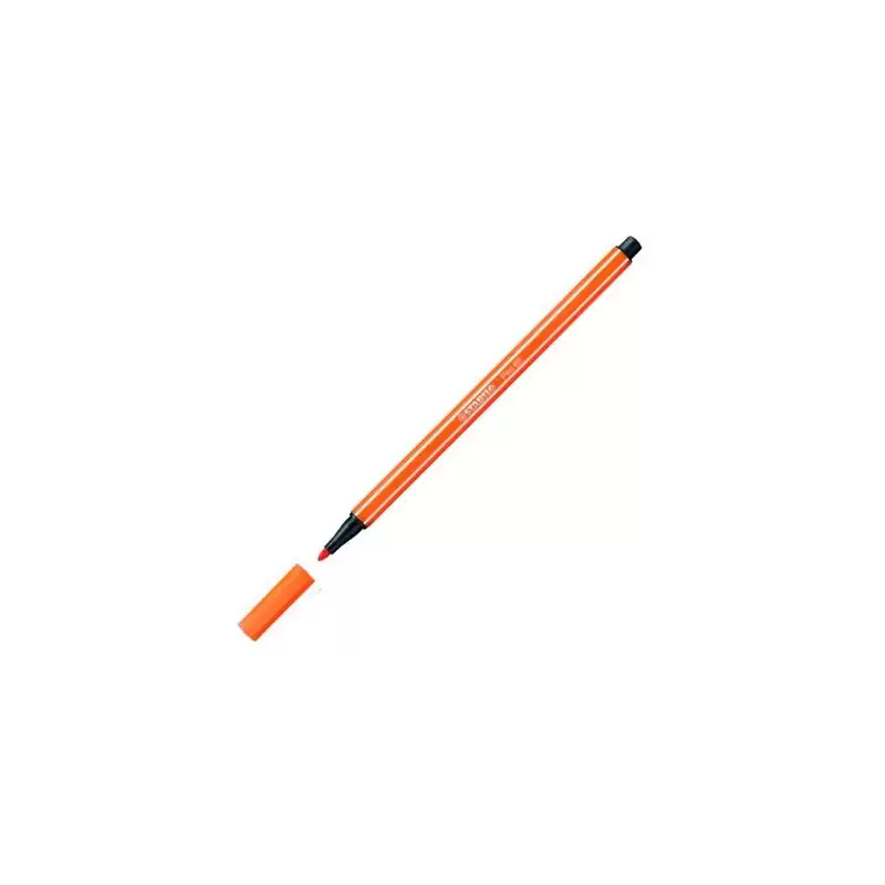 (68/30) STABILO ROTULADOR PEN 68 BERMELLÓN PALIDO CAJA 10 UD