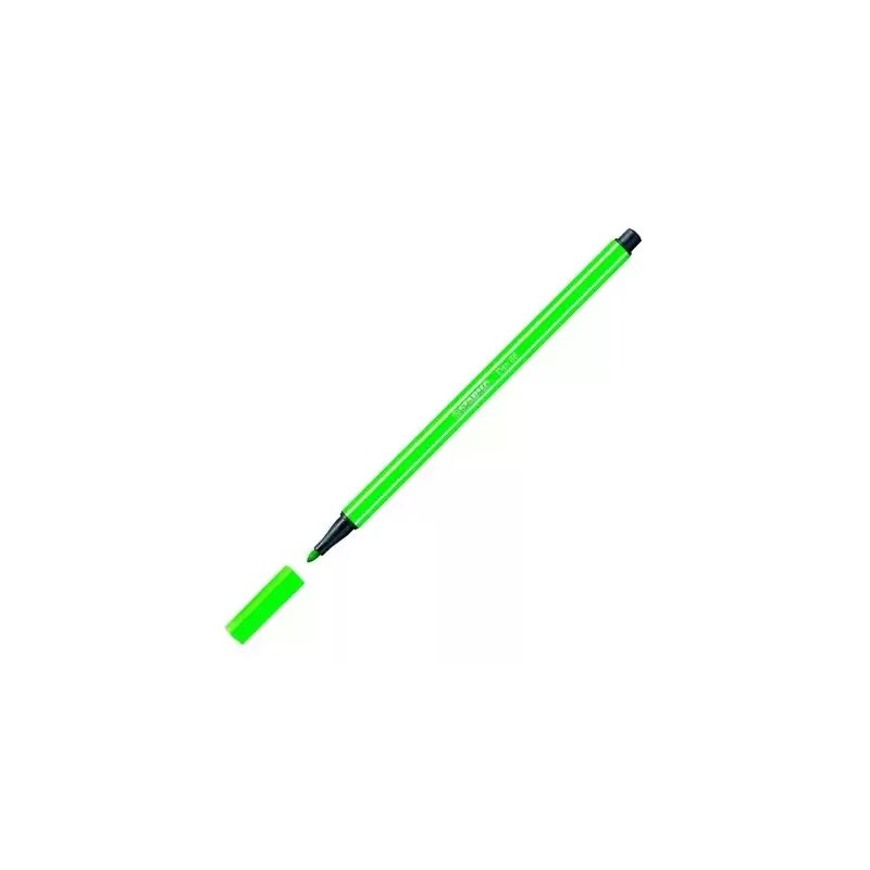 (68/33) STABILO ROTULADOR PEN 68 VERDE CLARO CAJA 10 UD