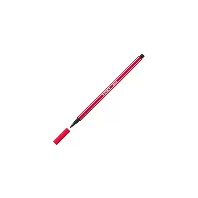 (68/50) STABILO ROTULADOR PEN 68 ROJO OSCURO CAJA 10 UD