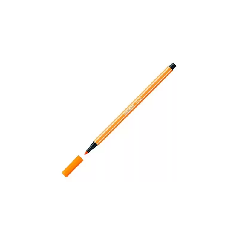 (68/54) STABILO ROTULADOR PEN 68 NARANJA CAJA 10 UD