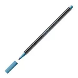 (68/841) STABILO ROTULADOR PEN 68 METALLIC AZUL METÁLICO CAJA 10 UD