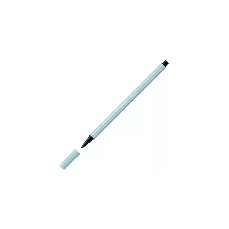 (68/94) STABILO ROTULADOR PEN 68 GRIS CLARO CAJA 10 UD