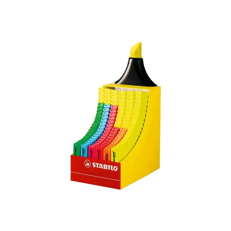 (70/120-2) STABILO MARCADOR FLUORESCENTE BOSS ORIGINAL C/SURTIDOS EXPOSITOR 120 UD