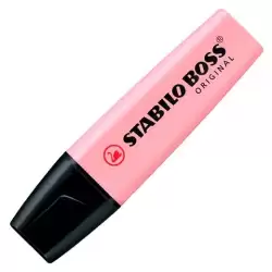 (70/129) STABILO MARCADOR FLUORESCENTE BOSS ORIGINAL ROSADO PASTEL
