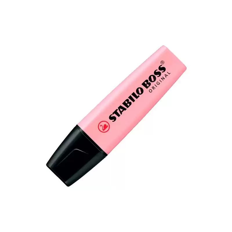 (70/129) STABILO MARCADOR FLUORESCENTE BOSS ORIGINAL ROSADO PASTEL