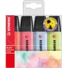 (70/4-3) STABILO BOSS MARCADOR FLUORESCENTE ESTUCHE 4 COLORES PASTEL
