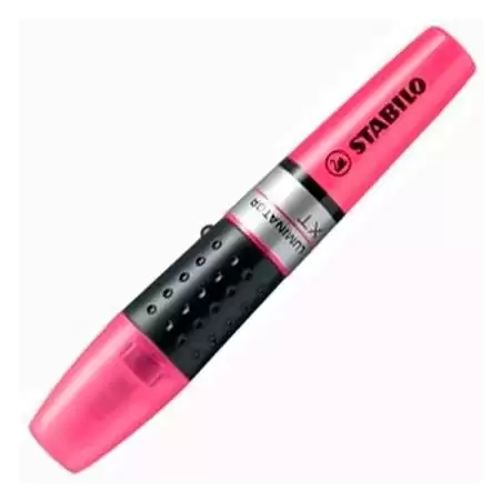 (71/56) STABILO MARCADOR FLUORESCENTE LUMINATOR ROSA CAJA 5 UD
