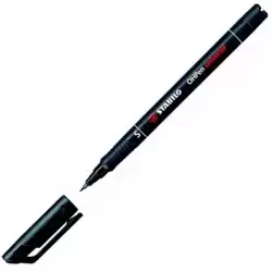 (841/46) STABILO MARCADOR PERMANENTE OHPEN UNIVERSAL S PUNTA SUPER FINA 0.4MM NEGRO