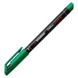 (842/36) STABILO MARCADOR PERMANENTE OHPEN UNIVERSAL F PUNTA FINA 0.7MM VERDE