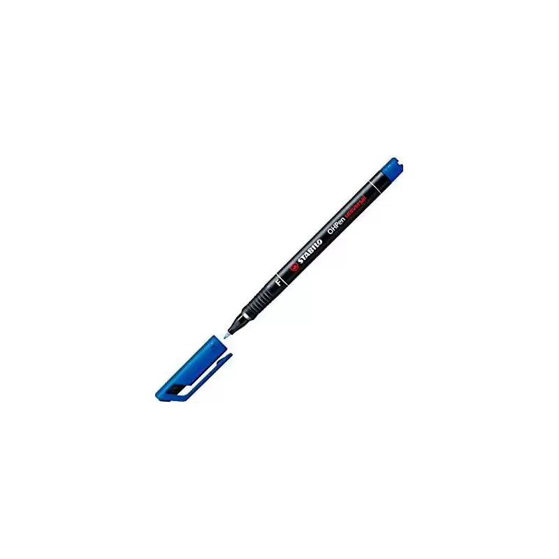 (842/41) STABILO MARCADOR PERMANENTE OHPEN UNIVERSAL F PUNTA FINA 0.7MM AZUL
