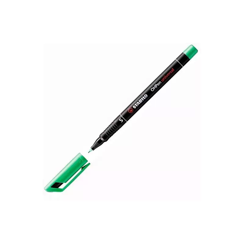 (843/36) STABILO MARCADOR PERMANENTE OHPEN UNIVERSAL M PUNTA MEDIA 1.0MM VERDE