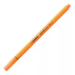(88/054) STABILO ROTULADOR POINT 88 NARANJA NEÓN CAJA 10 UD