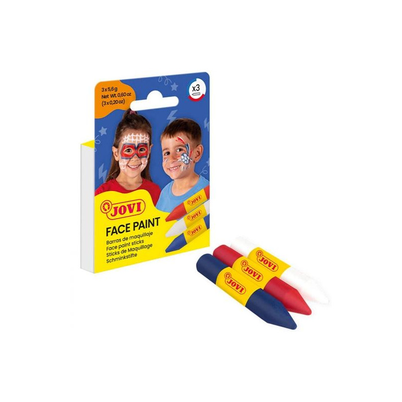 (175AD) JOVI MAQUILLAJE ESTUCHE 3 BARRAS ADVENTURE