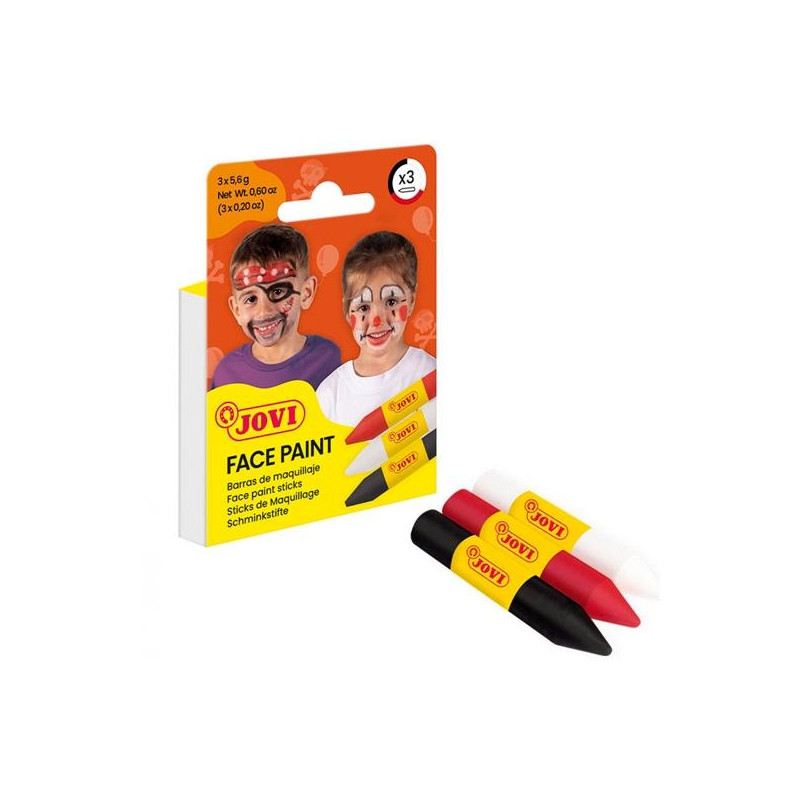 (175SC) JOVI MAQUILLAJE ESTUCHE 3 BARRAS SCARY