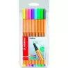 (88/8-01) STABILO ROTULADORES POINT 88 C/SURTIDOS PASTEL ESTUCHE 8 UD