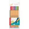 (88/8-04) STABILO ROTULADORES POINT 88 C/SURTIDOS PASTEL ESTUCHE 8 UD