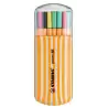 (8820-02) STABILO ROTULADORES POINT 88 COLORES SURTIDOS ESTUCHE ZEBRUI 20 UD