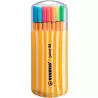 (8820-022) STABILO ROTULADORES POINT 88 C/SURTIDOS NEÓN ESTUCHE ZEBRUI 20 UD