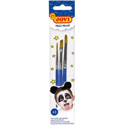 (17903BR) JOVI BOLSA DE MAQUILLAJE CON 3 PINCELES (PLANO