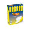(1817) JOVI MARCADOR FLUORESCENTE JOVI!NEON DE GEL EN STICK 140MM AMARILLO CAJA 12 UD
