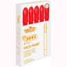(19105) JOVI MAQUILLAJE EN STICK TWIST FACE PAINT ROJO ESTUCHE 5 UD