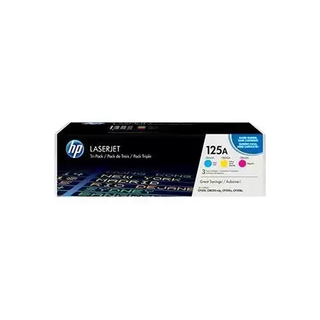 (CF373AM) HP TONER LASER TRICOLOR 125A PACK 3 (CB541-CB542-CB543)
