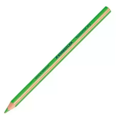 (128 64-5) STAEDTLER MARCADOR EN SECO TEXTSURFER DRY VERDE FLUORESCENTE