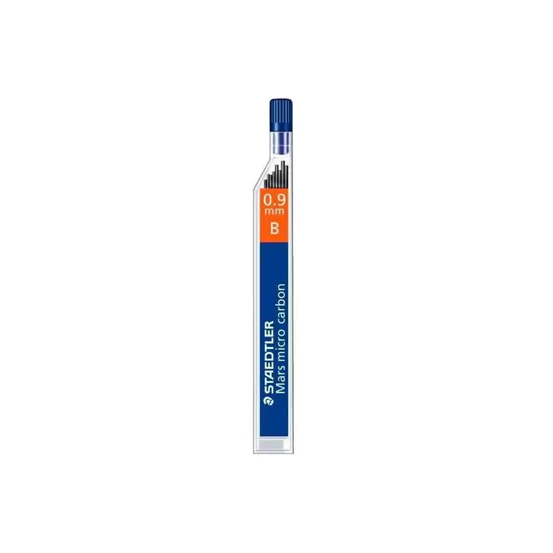 (250 09-B) STAEDTLER MINAS MARS MICRO CARBON 0.9MM B ESTUCHE 12 UD