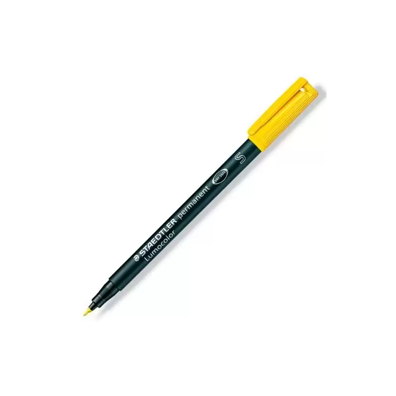 (313-1) STAEDTLER ROTULADOR PERMANENTE LUMOCOLOR 313-1 S AMARILLO