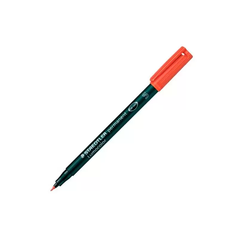 (313-2) STAEDTLER ROTULADOR PERMANENTE LUMOCOLOR 313-2 S ROJO