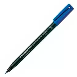 (313-3) STAEDTLER ROTULADOR PERMANENTE LUMOCOLOR 313-3 S AZUL