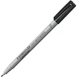 (316-9) STAEDTLER ROTULADOR NO PERMANENTE LUMOCOLOR 316 F NEGRO