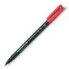 (317-2) STAEDTLER ROTULADOR PERMANENTE LUMOCOLOR 317-2 M ROJO