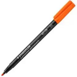 (317-4) STAEDTLER ROTULADOR PERMANENTE LUMOCOLOR 317 M NARANJA