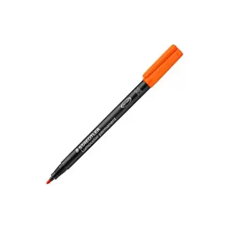 (317-4) STAEDTLER ROTULADOR PERMANENTE LUMOCOLOR 317 M NARANJA