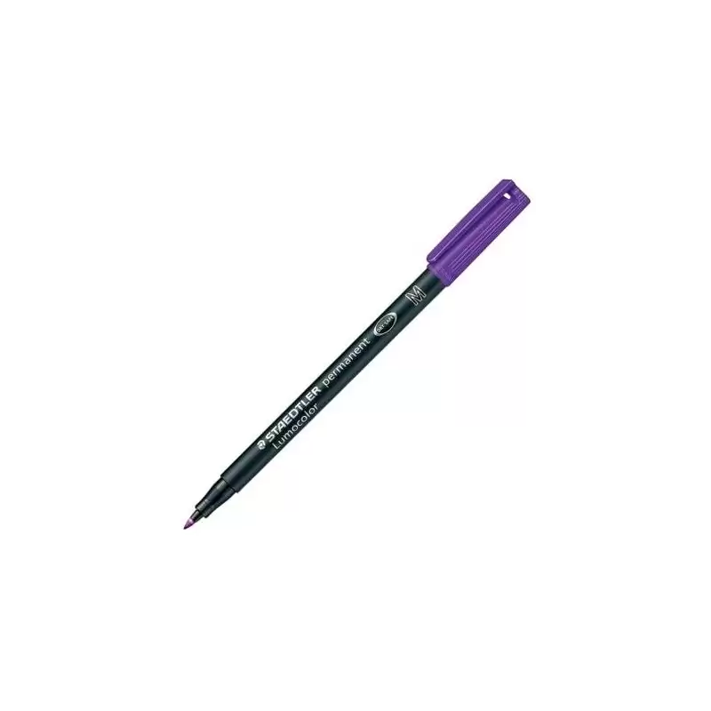 (317-6) STAEDTLER ROTULADOR PERMANENTE LUMOCOLOR 317-6 M VIOLETA