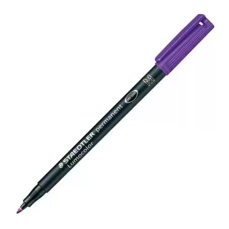 (317-6) STAEDTLER ROTULADOR PERMANENTE LUMOCOLOR 317-6 M VIOLETA