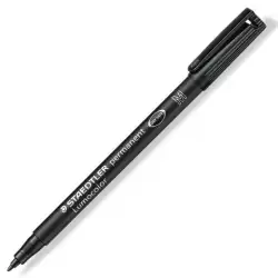 (317-9) STAEDTLER ROTULADOR PERMANENTE LUMOCOLOR 317-9 M NEGRO