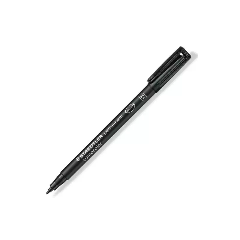 (317-9) STAEDTLER ROTULADOR PERMANENTE LUMOCOLOR 317-9 M NEGRO