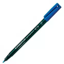 (318-3) STAEDTLER ROTULADOR PERMANENTE LUMOCOLOR 318-3 F AZUL